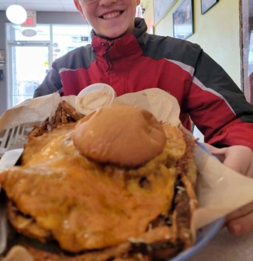Food at The Burger Dive located in Billings, MT.