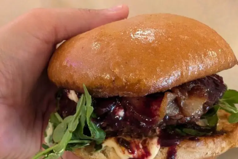 Food at The Burger Dive located in Billings, MT.