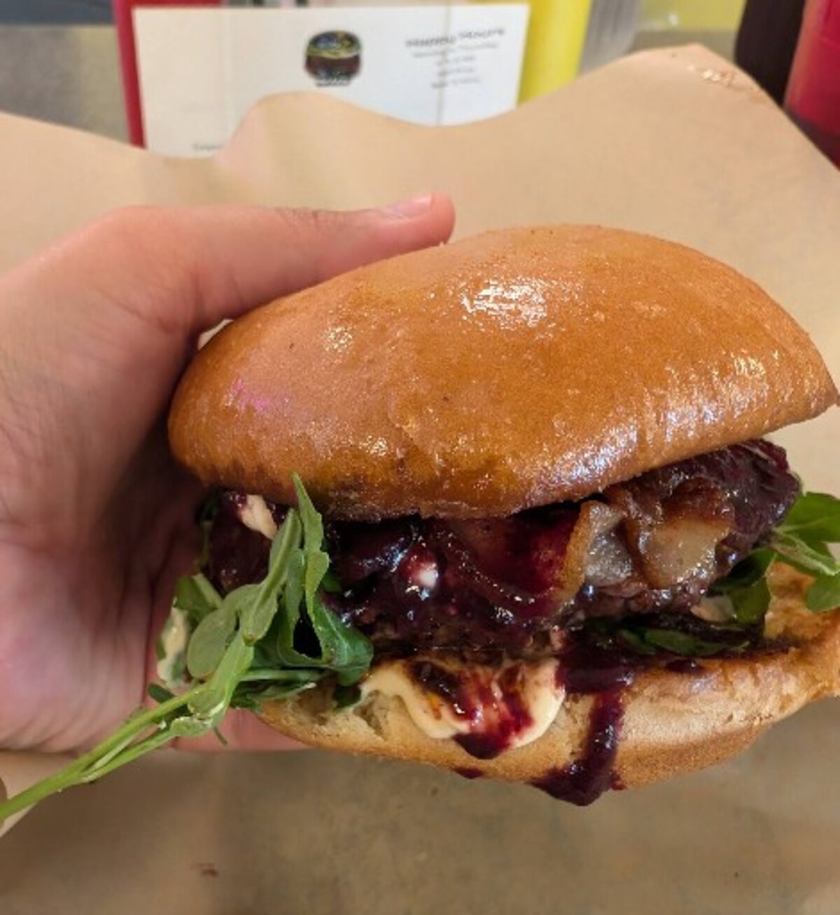 Food at The Burger Dive located in Billings, MT. 