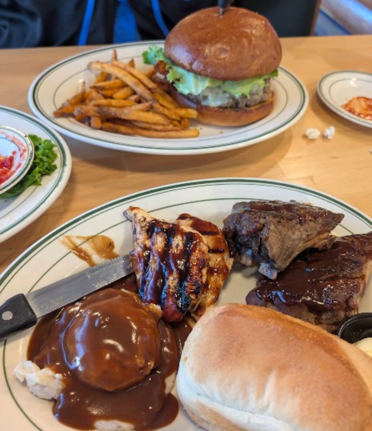 Food at Lumberjacks located in North Las Vegas, NV. 