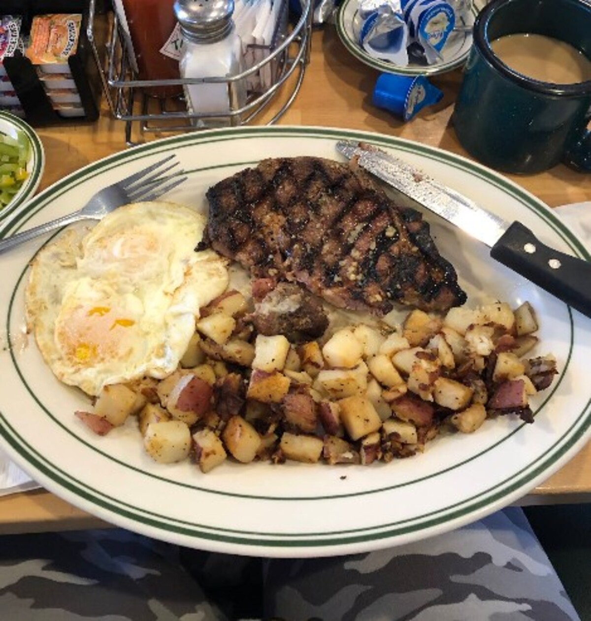 Food at Lumberjacks located in North Las Vegas, NV. 