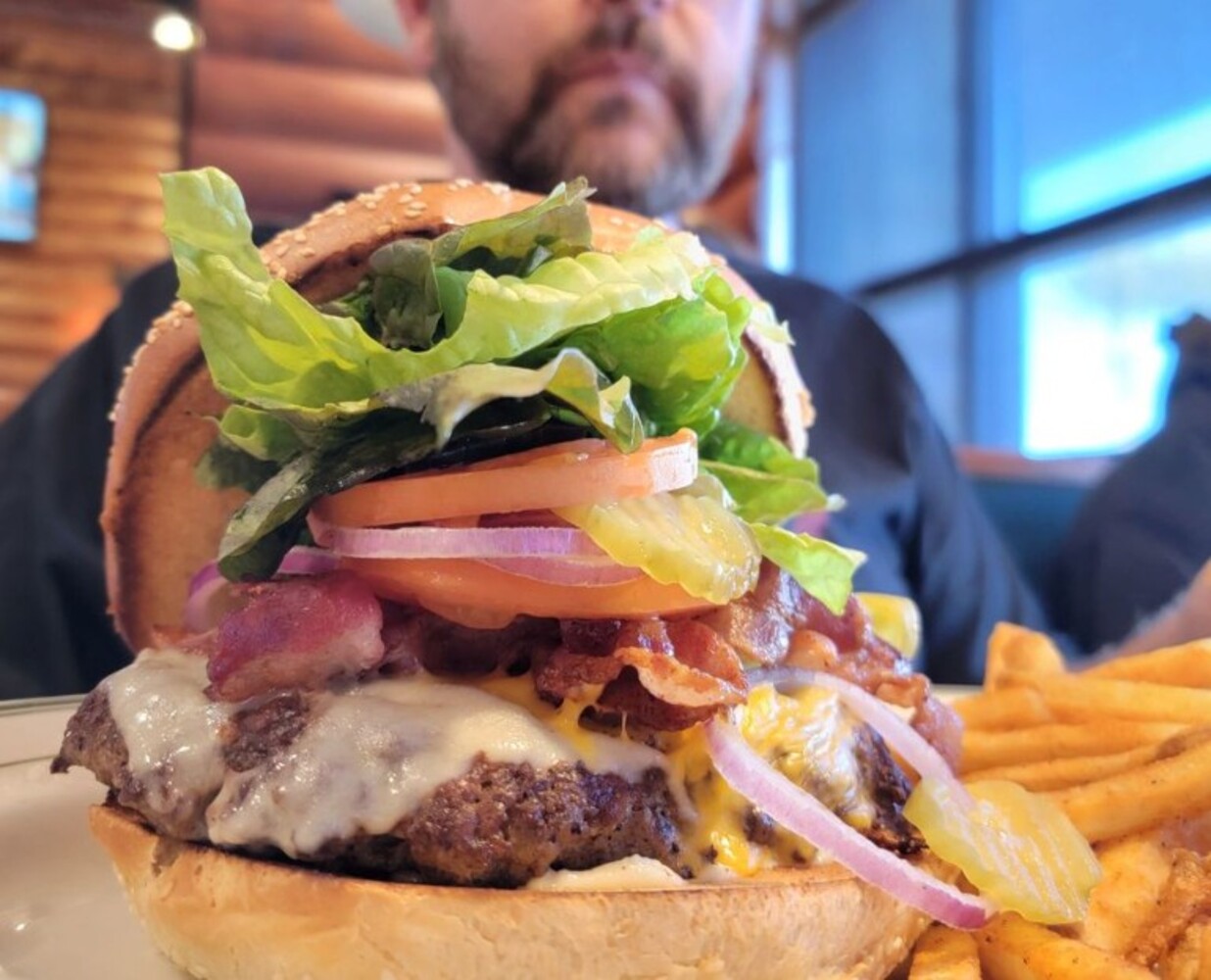 Food at Lumberjacks located in North Las Vegas, NV. 