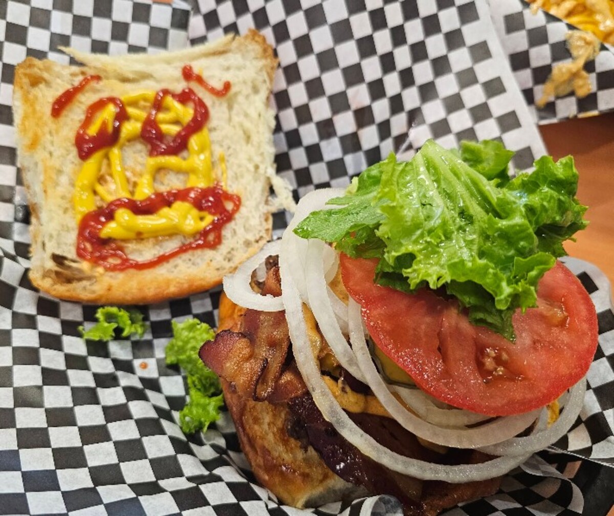 Food at Voodoo Burgers located in Las Cruces, NM.