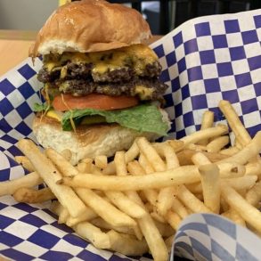 Food at Voodoo Burgers located in Las Cruces, NM.