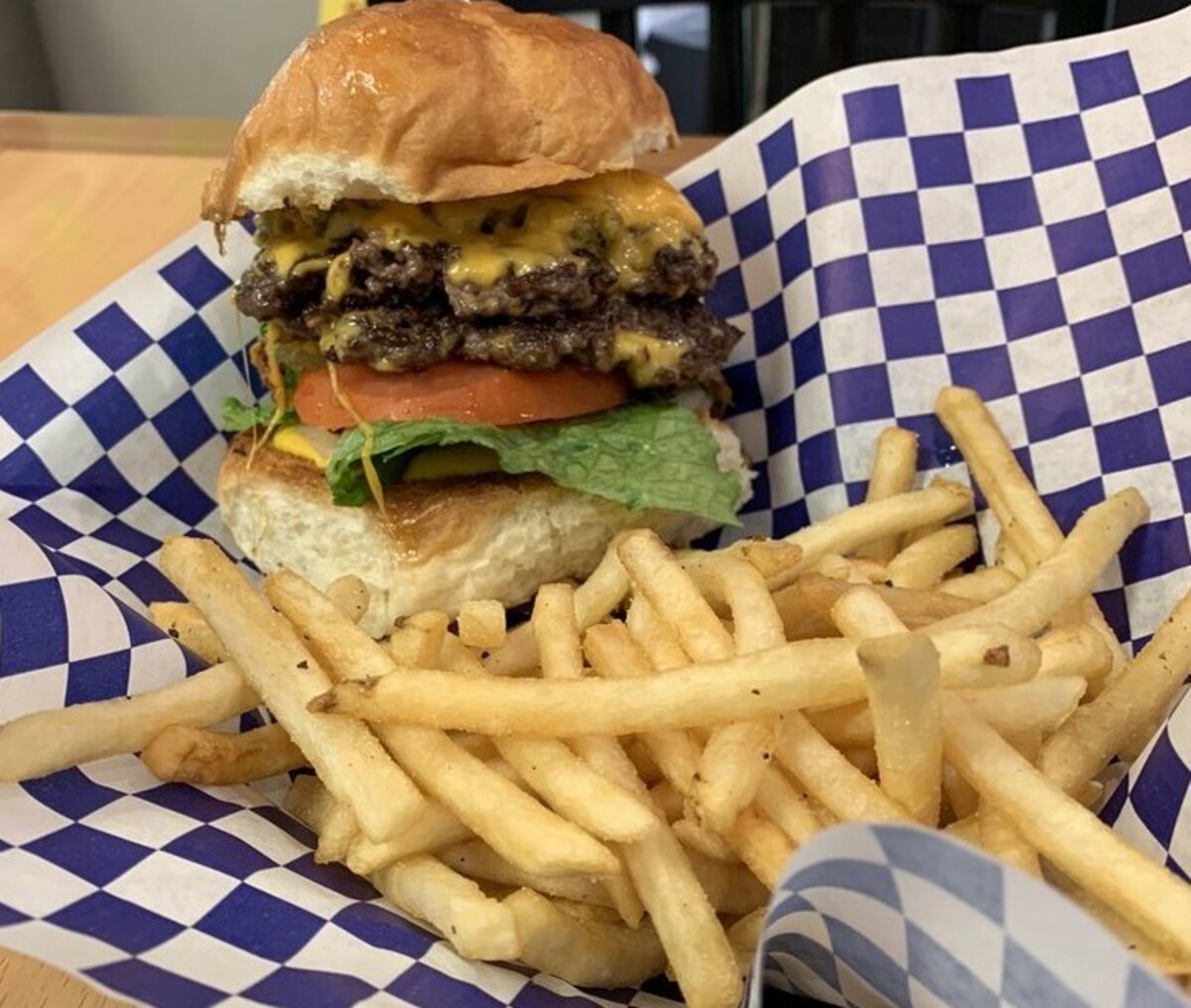 Food at Voodoo Burgers located in Las Cruces, NM.