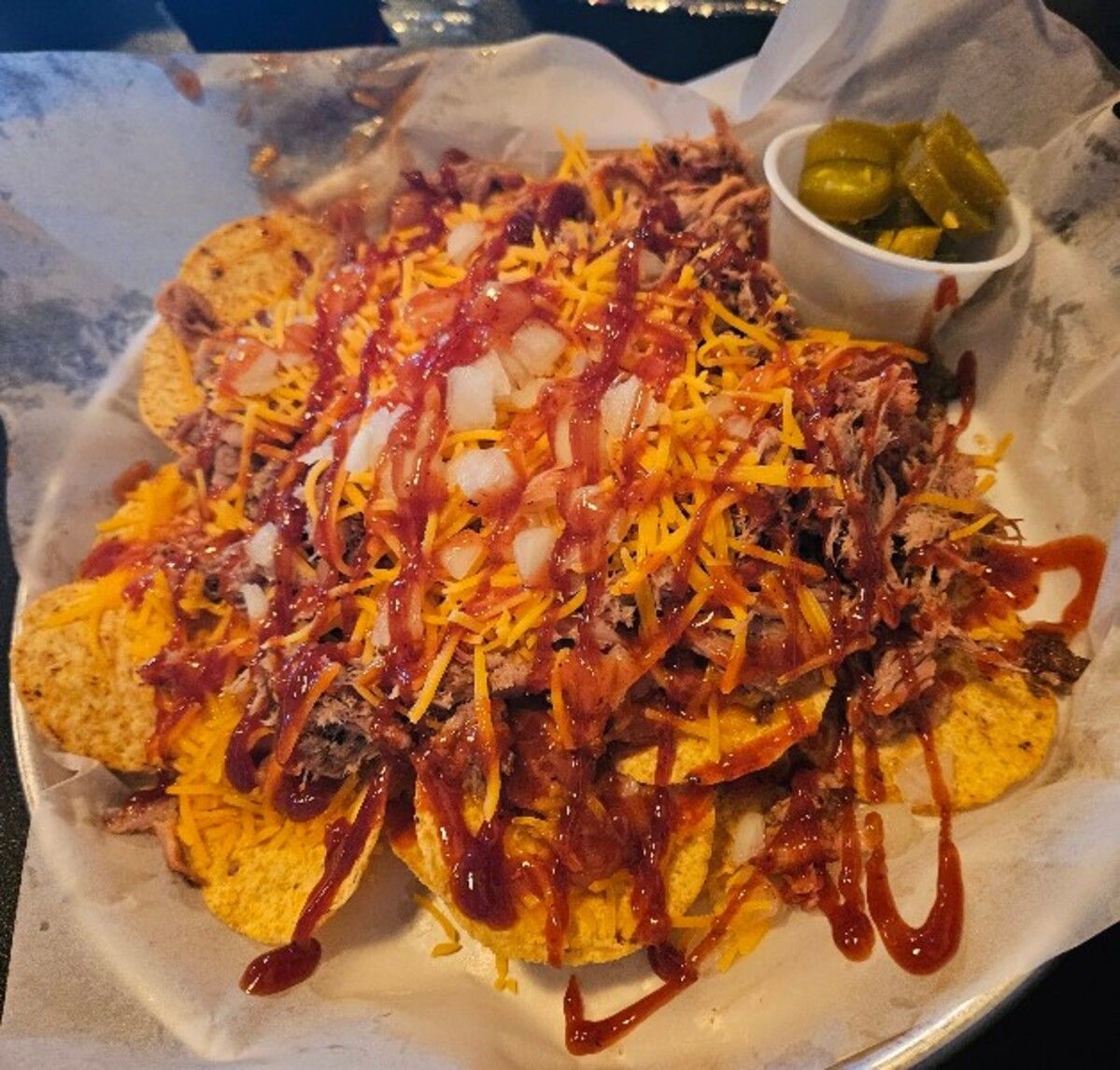 Food at Firehouse BBQ and Blues located in Richmond, IN. 