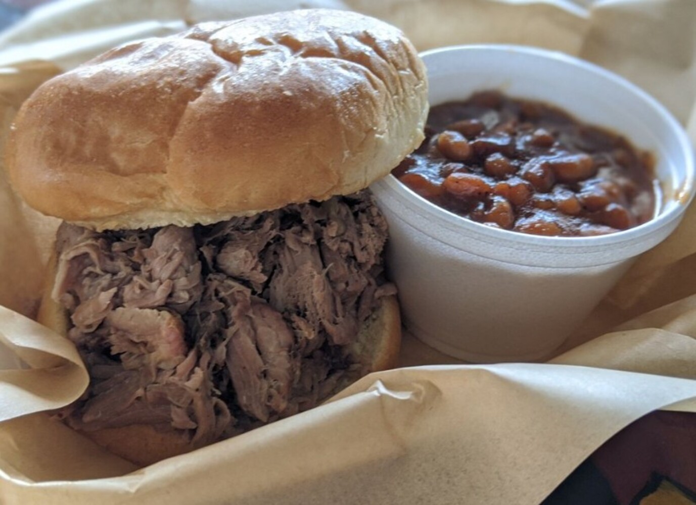 Food at Firehouse BBQ and Blues located in Richmond, IN. 