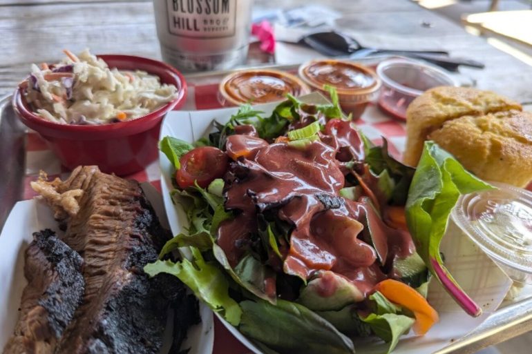 Food at Blossom Hill BBQ & Burgers located in Rome, GA.