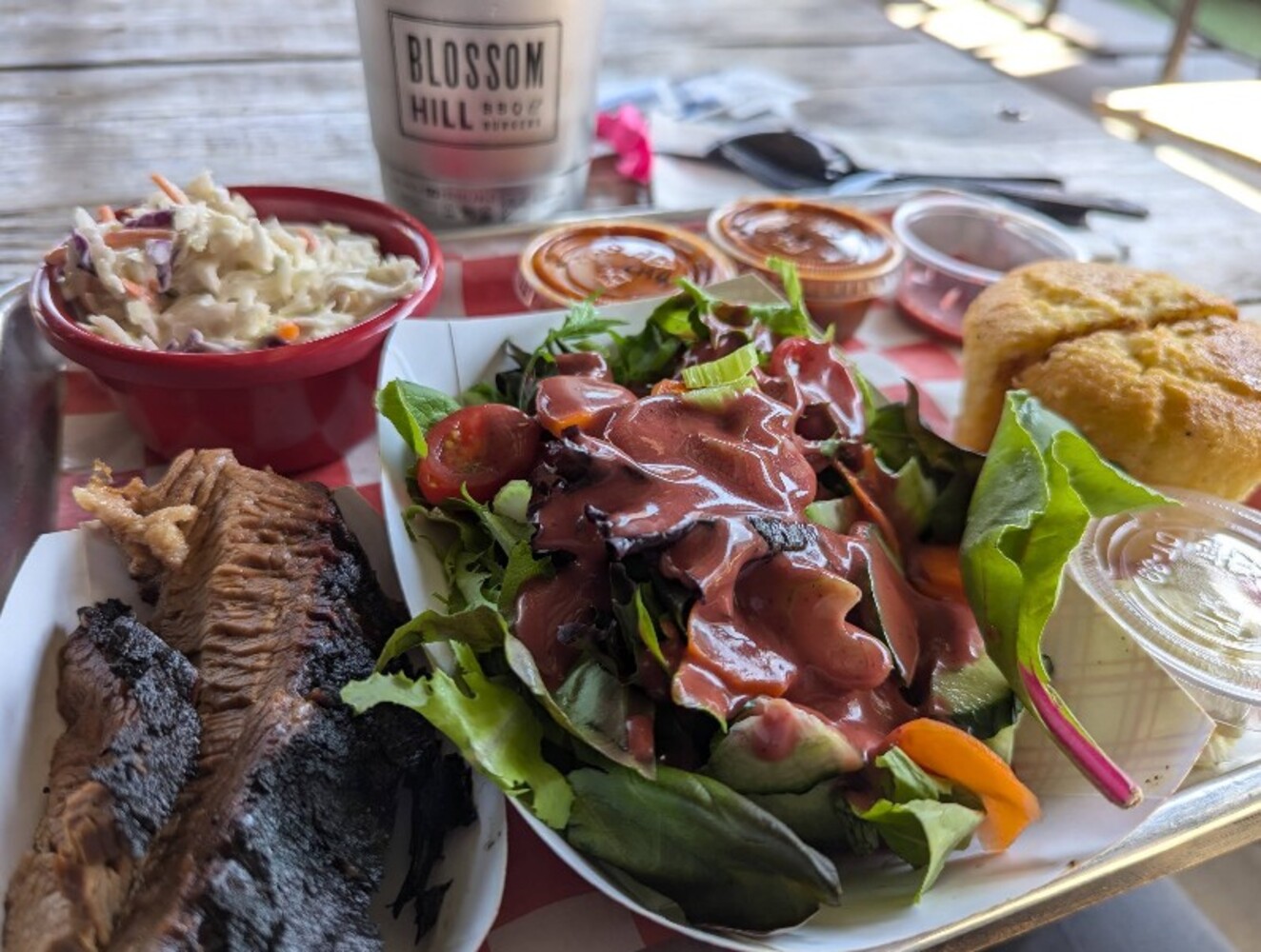 Food at Blossom Hill BBQ & Burgers located in Rome, GA.