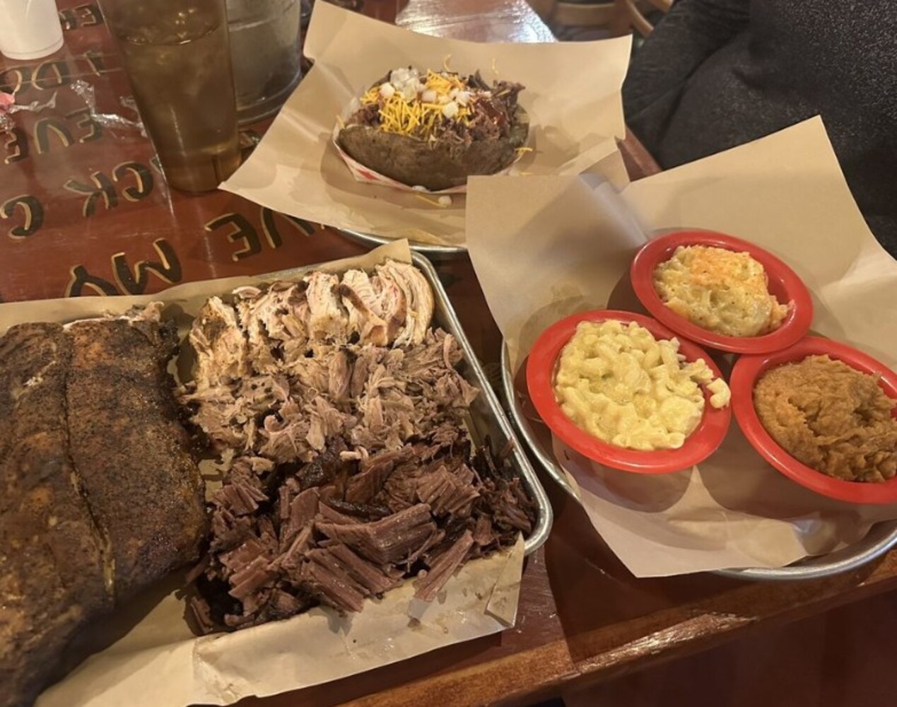 Food at Firehouse BBQ and Blues located in Richmond, IN. 