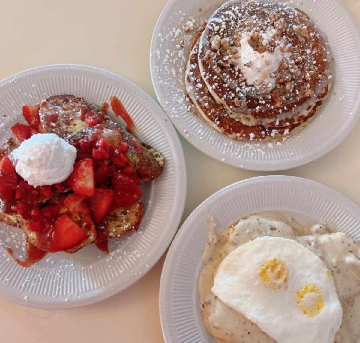 Food at Deja Vu Breakfast Company located in Chico, CA.