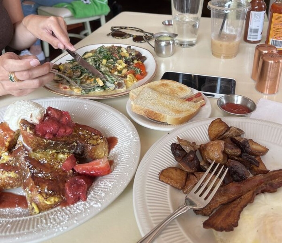 Food at Deja Vu Breakfast Company located in Chico, CA. 