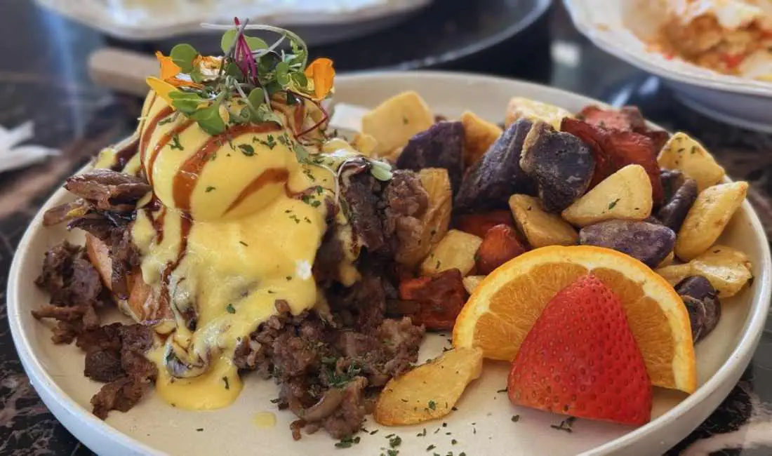 gogi morning dish at Whisper in San Mateo, CA