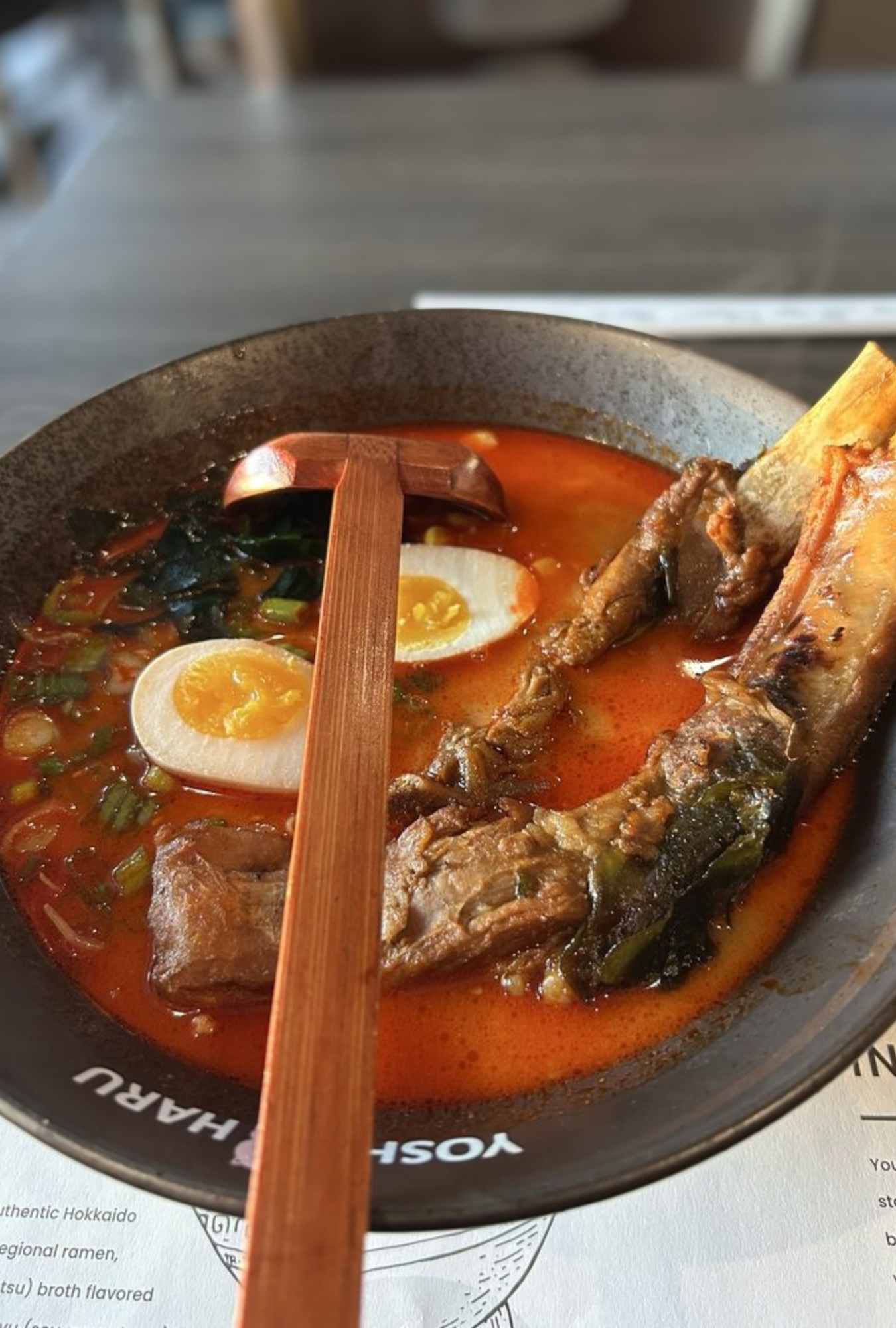 ramen at yoshiharu ramen in menifee, CA