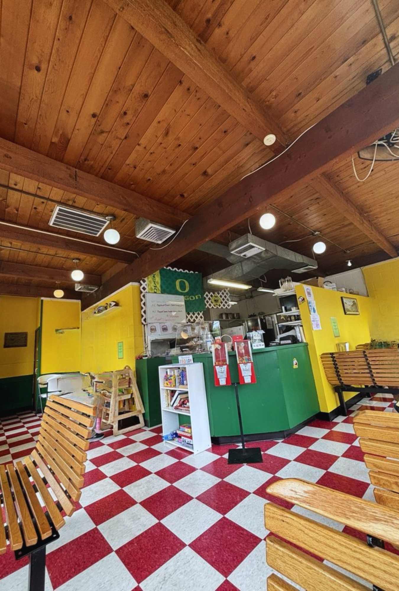inside snack shack in eugene OR
