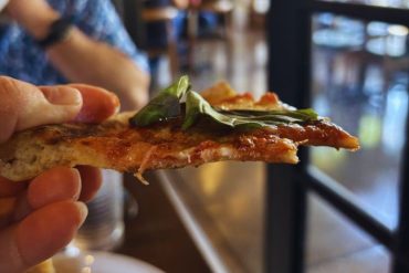 Il Forno Bello Pizzeria Pizza Slice Close-Up