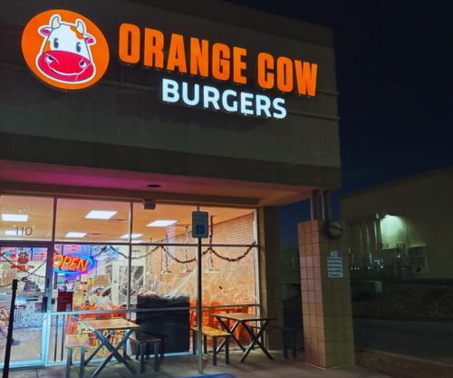 Orange Cow Burgers Store Front