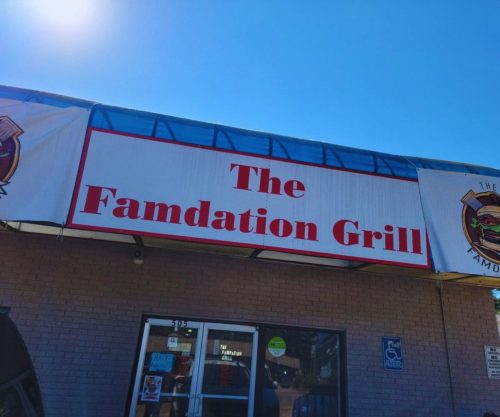 The Famdation Grill Store Front Info Box