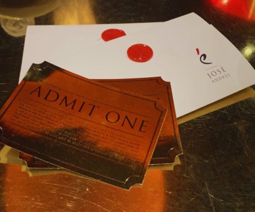 é by José Andrés Golden Ticket