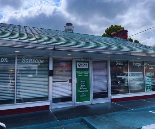 Greg's Breakfast Bar Store Front Info Box