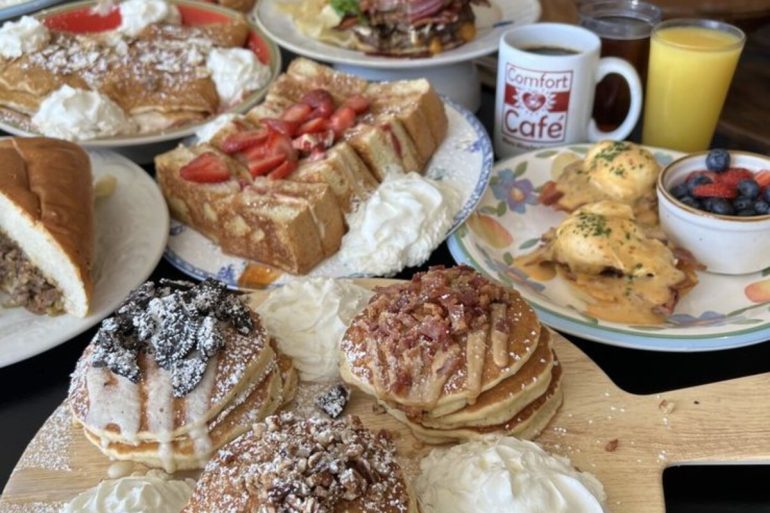 Food at Comfort Cafe located in San Antonio TX