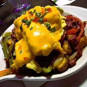 Food at The Peppermill located in Las Vegas NV