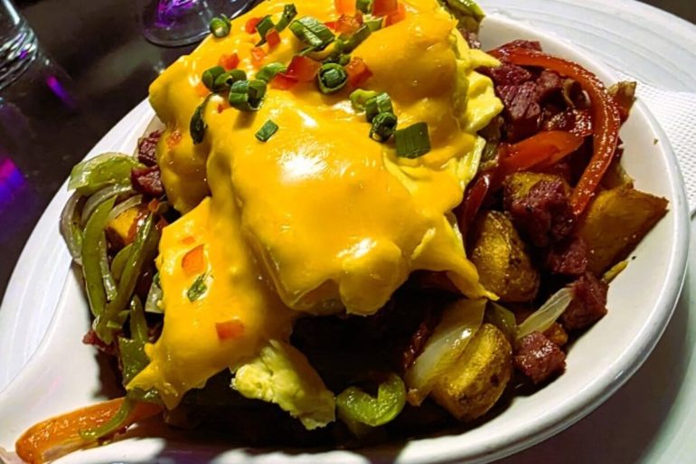 Food at The Peppermill located in Las Vegas NV