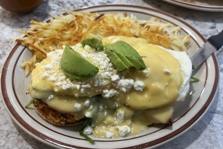 Food at Angie’s Restaurant located in Logan UT.