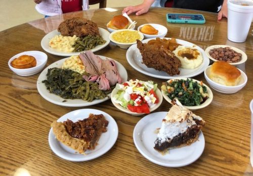 Food at Arnold's Country Kitchen located in Nashville TN.