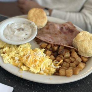 Food at The Monument Café located in Georgetown TX