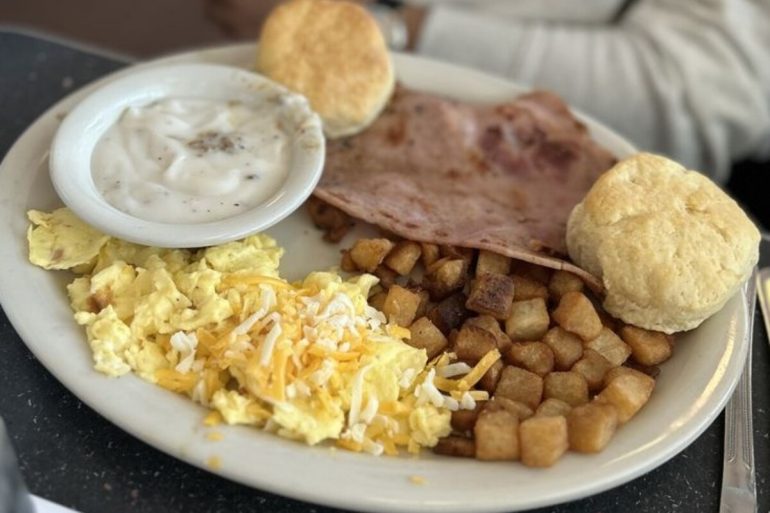 Food at The Monument Café located in Georgetown TX