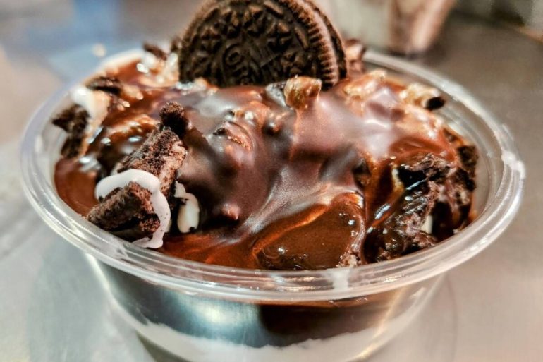 Food at Kopp’s Frozen Custard located in Milwaukee, WI