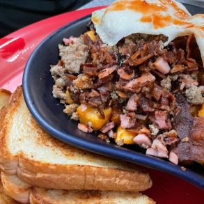 Food at Carolina's Diner located in Greensboro, NC