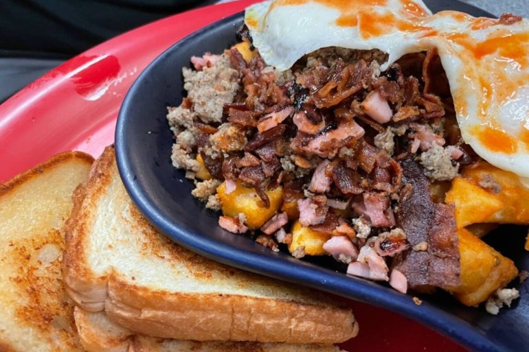 Food at Carolina's Diner located in Greensboro, NC