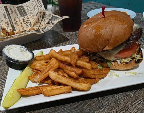 Food at Hull's Seafood located in Ormond Beach, FL.