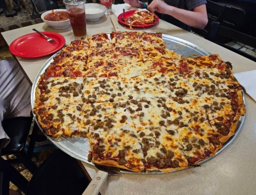 Food at Old Shawnee Pizza located in Shawnee, KS.