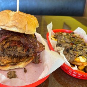 Food at Viking Burger located in Newport News, VA.