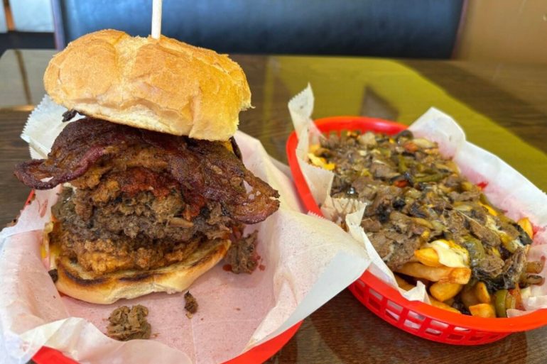 Food at Viking Burger located in Newport News, VA.