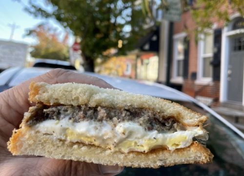 Food at Angelo's Luncheonette located in Wilmington DE.