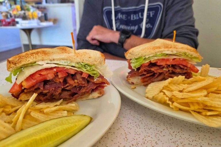 Food at Crown Candy Kitchen located in St. Louis MO.
