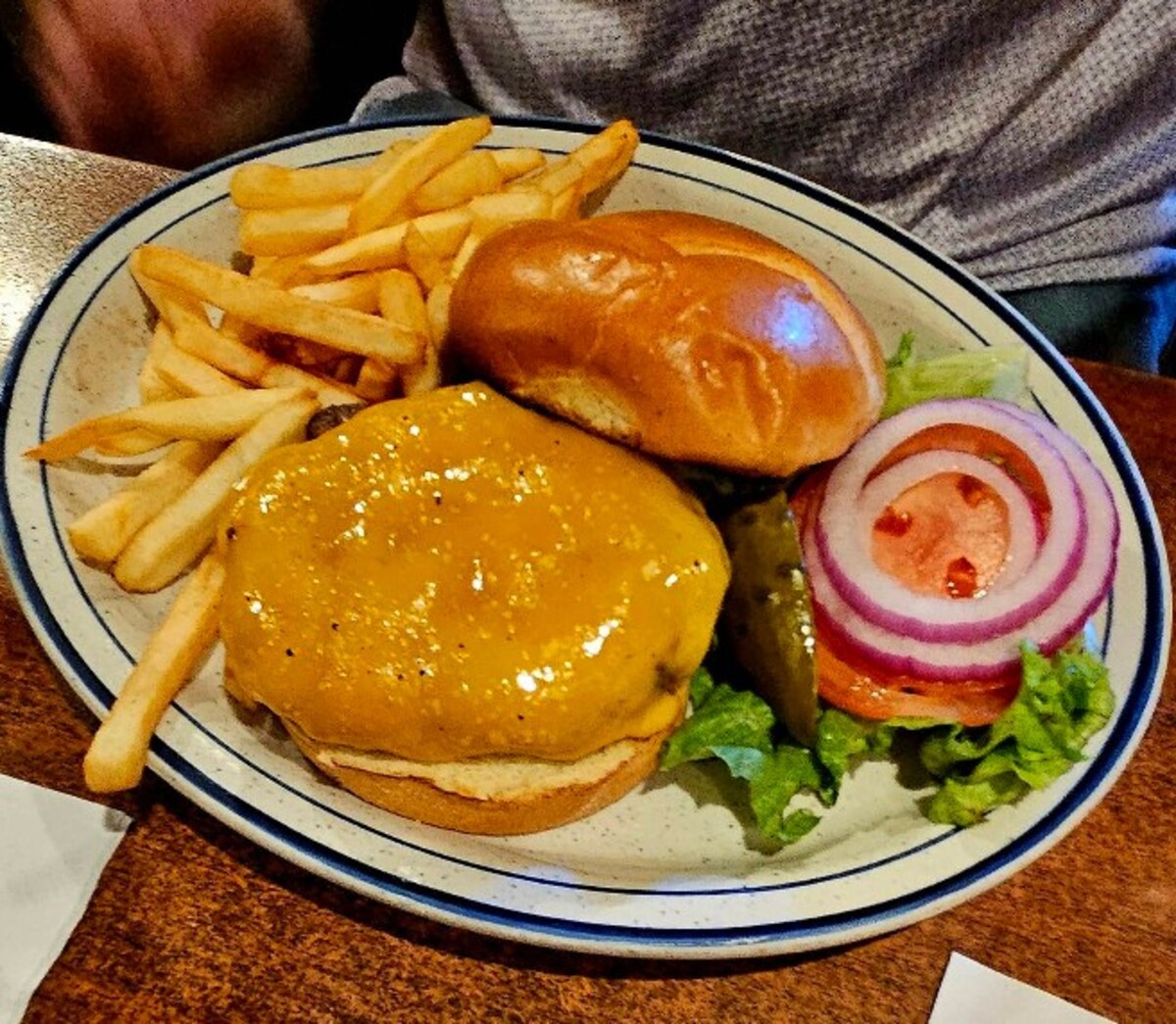 Food at Jesse's Embers located in Des Moines, IA.