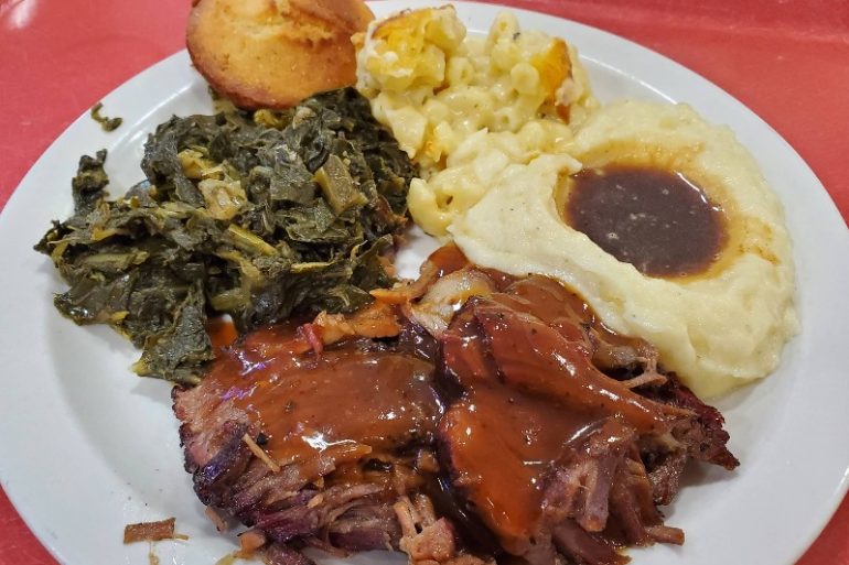 Food at Arnold's Country Kitchen located in Nashville, TN.