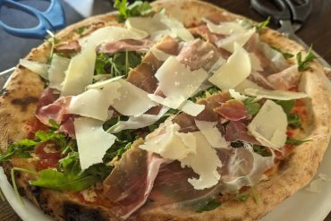 Food at Cornuto Pizzeria located in Seattle, WA.