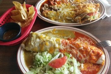 Food at Nellie's Cafe located in Las Cruces NM.