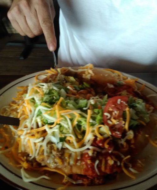 Food at Nellie's Cafe located in Las Cruces NM.