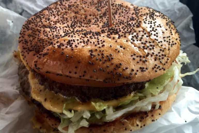 Food at Keller's Drive-In located in Dallas, TX.