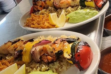 Food at Wool Growers Restaurant located in Bakersfield, CA.