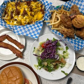 Food at Lucky Wishbone located in Anchorage, AK.