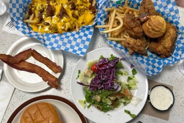 Food at Lucky Wishbone located in Anchorage, AK.