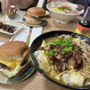 Food at Shige's Saimin Stand located in Wahiawa, HI.